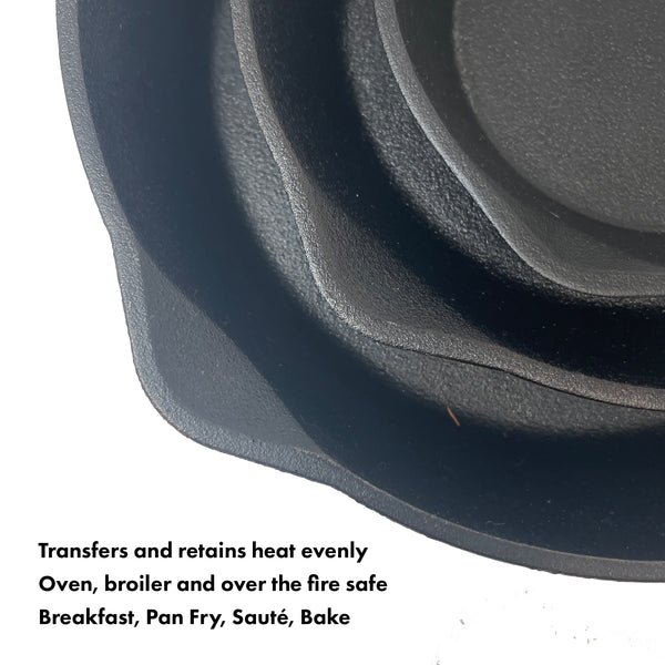 CAST IRON CAJUN CLASSIC SKILLET - 10 - Touchard