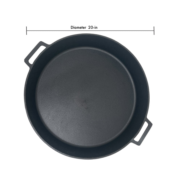 Cast Iron Skillet - 15” Dimensions & Drawings