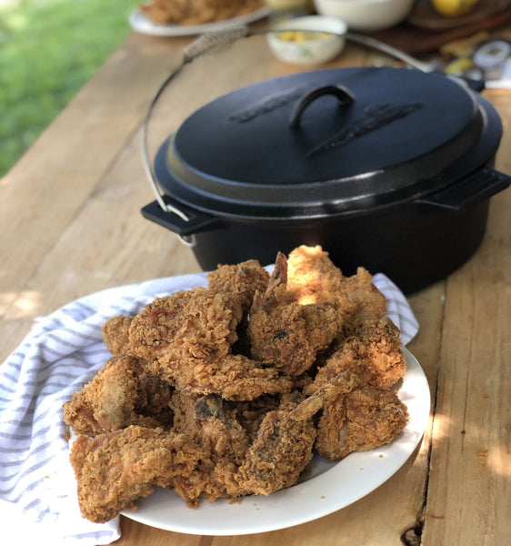 Cast Iron Chicken Fryer - 3 QT