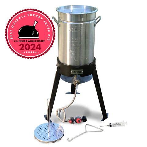 30-qt Aluminum Turkey Fryer Kit