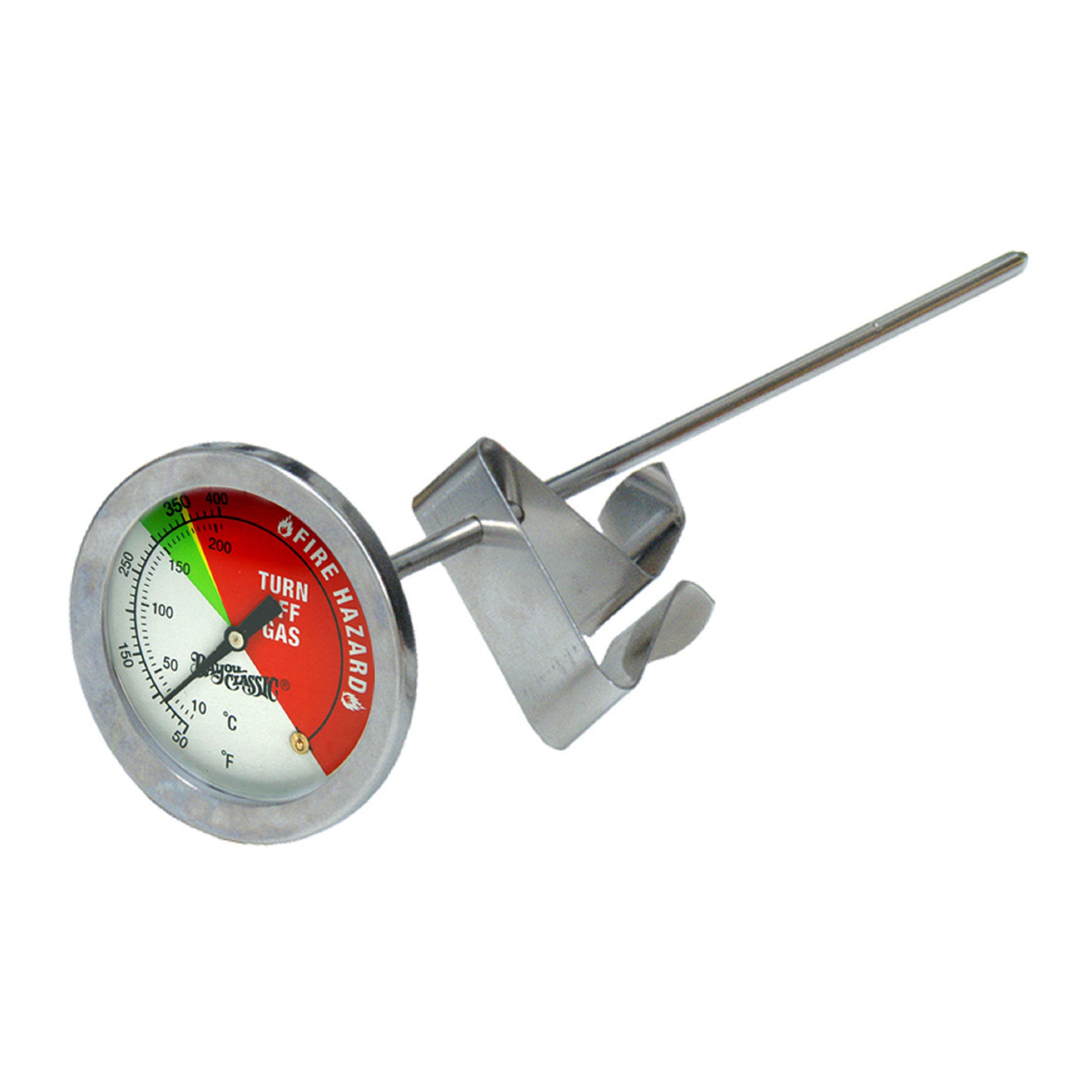BAYOU CLASSIC 5IN STAINLESS FRY THERMOMETER - Northwoods Wholesale
