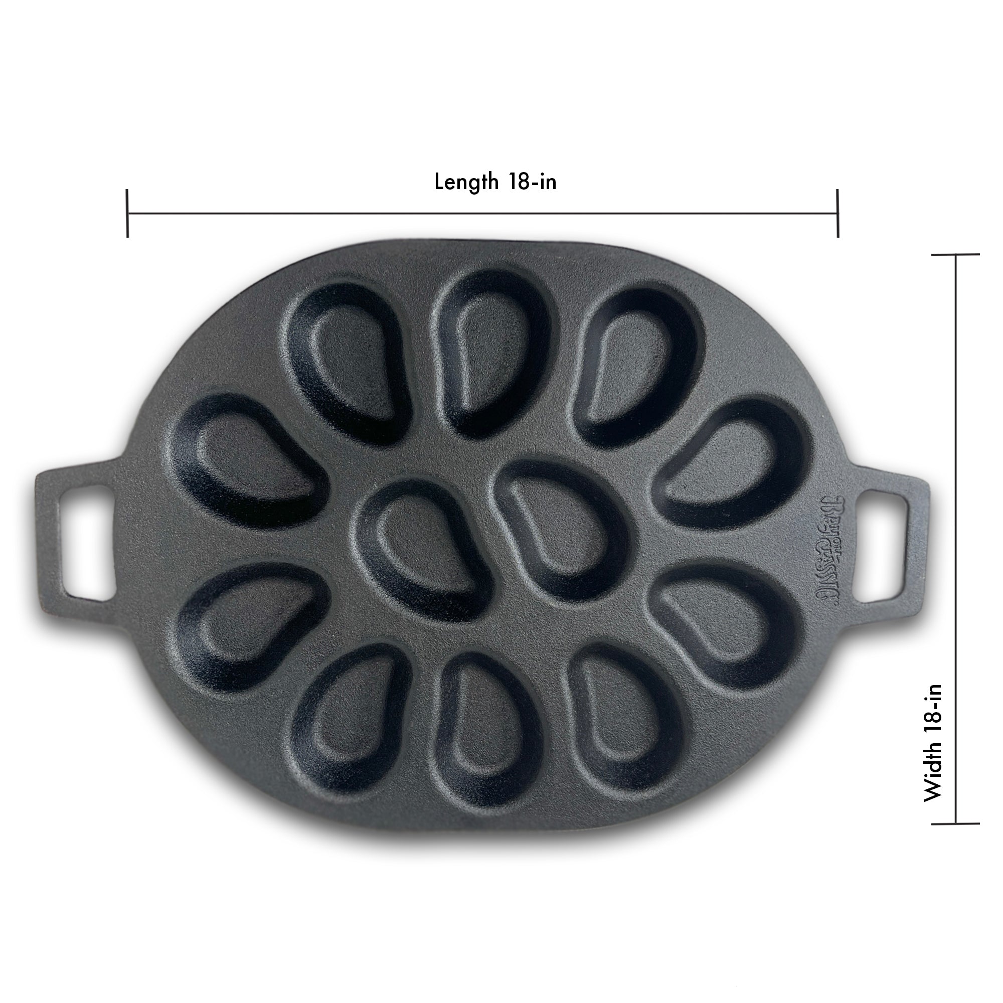 Bayou Classic Cast Iron Oyster Grill Pan