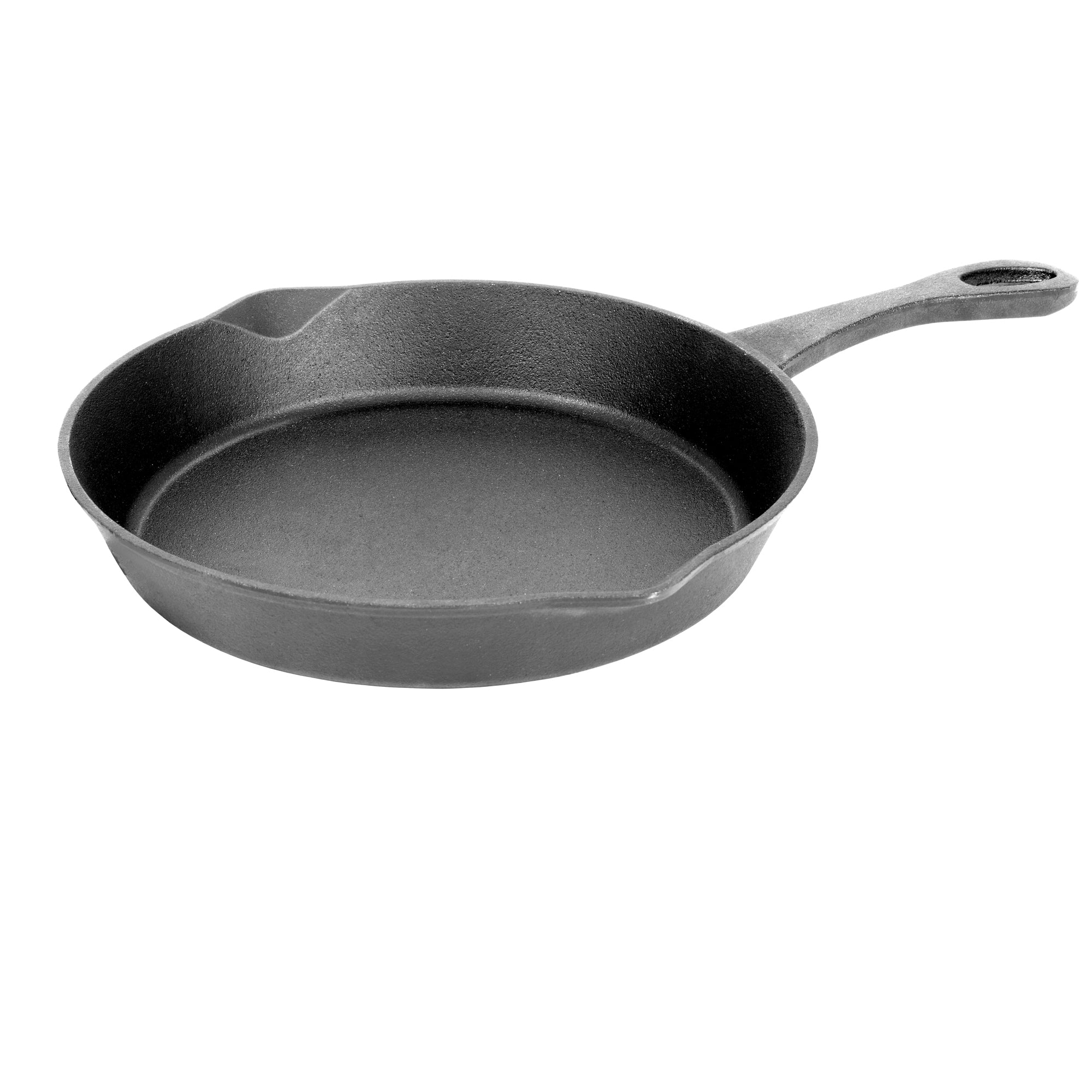 Bayou Classic 7439 16-in Cast Iron Double-Handled Skillet w/Pour Spouts  Features Large Loop Handles Perfect For Breakfast Roast Pan Frying Sautéing
