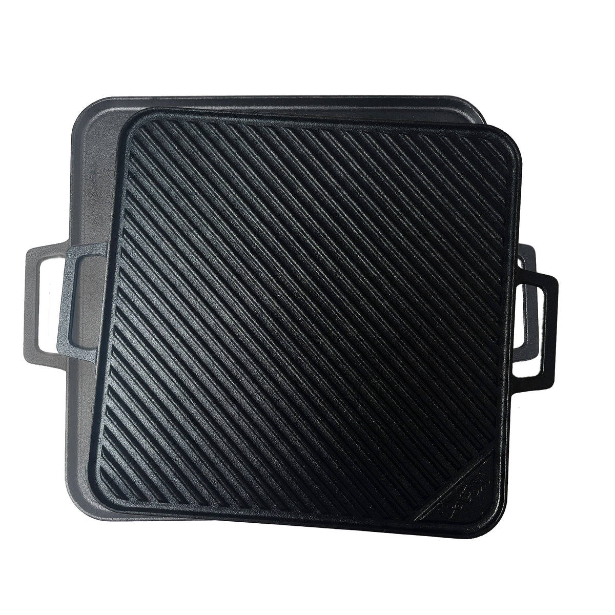 14-in Cast Iron Reversible Square Griddle