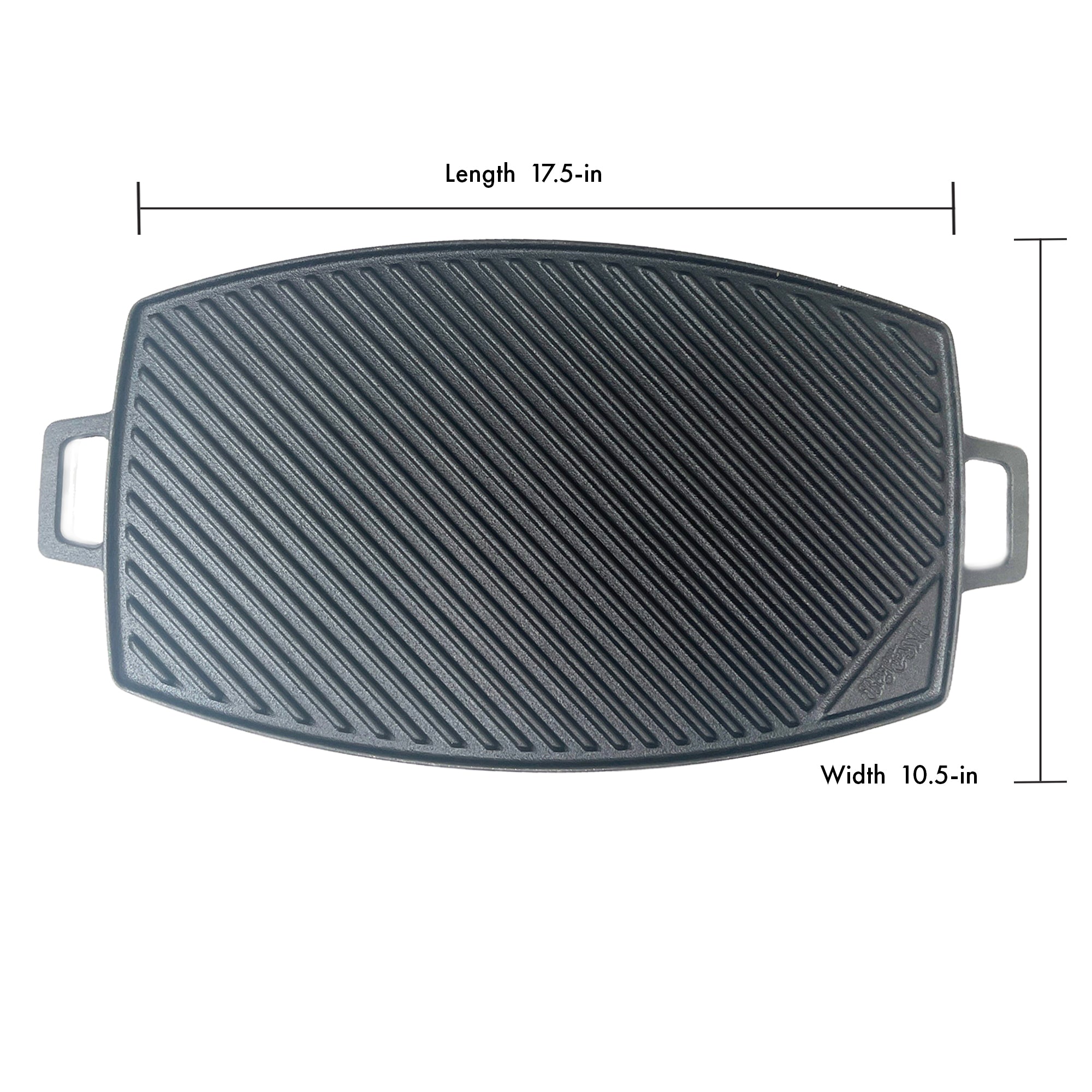 Bayou Classic 28 Cast Iron Reversible Griddle