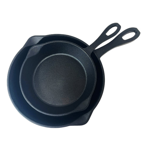  Bayou Classic 7439 16-in Cast Iron Double-Handled Skillet  w/Pour Spouts Features Large Loop Handles Perfect For Breakfast Roast Pan  Frying Sautéing and Baking : Home & Kitchen