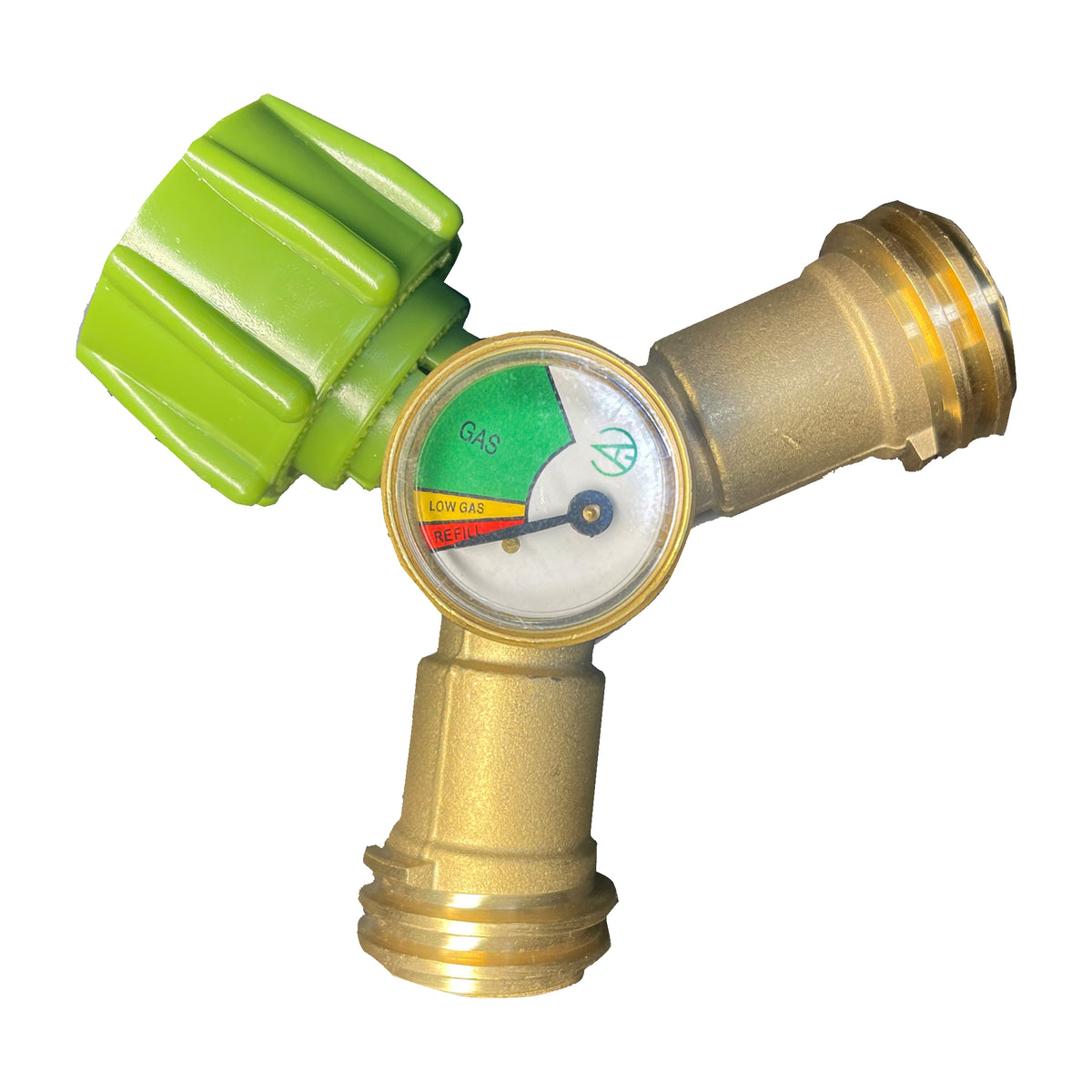 Y-Splitter w/ Propane Level Gauge