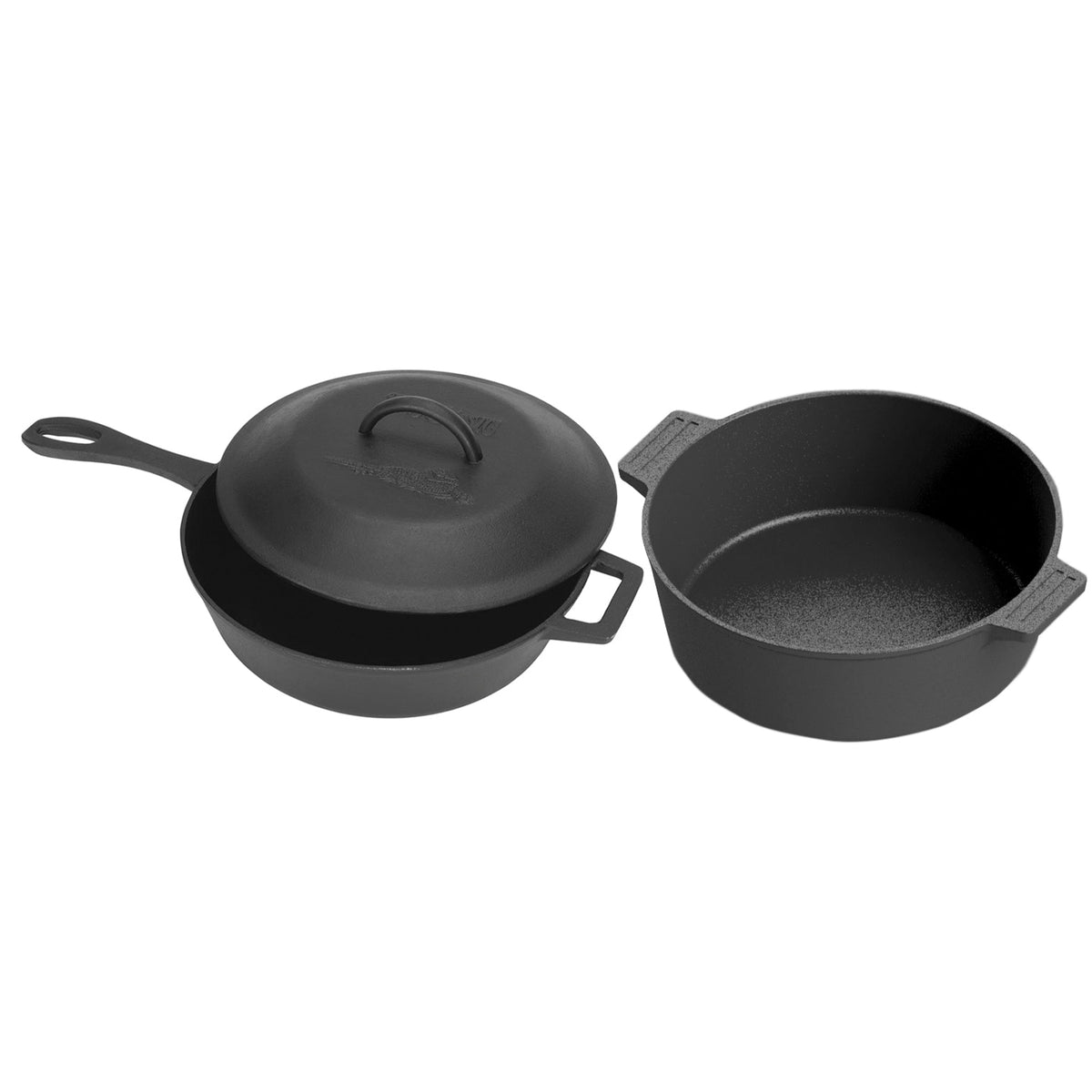 3-pc Cast Iron Cookware Set