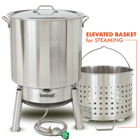 82-qt Stainless Steam/Boil Cooker Kit