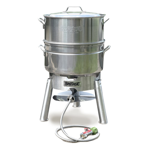 Bayou Classic KDS-182 82 Quart. Stainless Steel Crawfish Cooker Kit