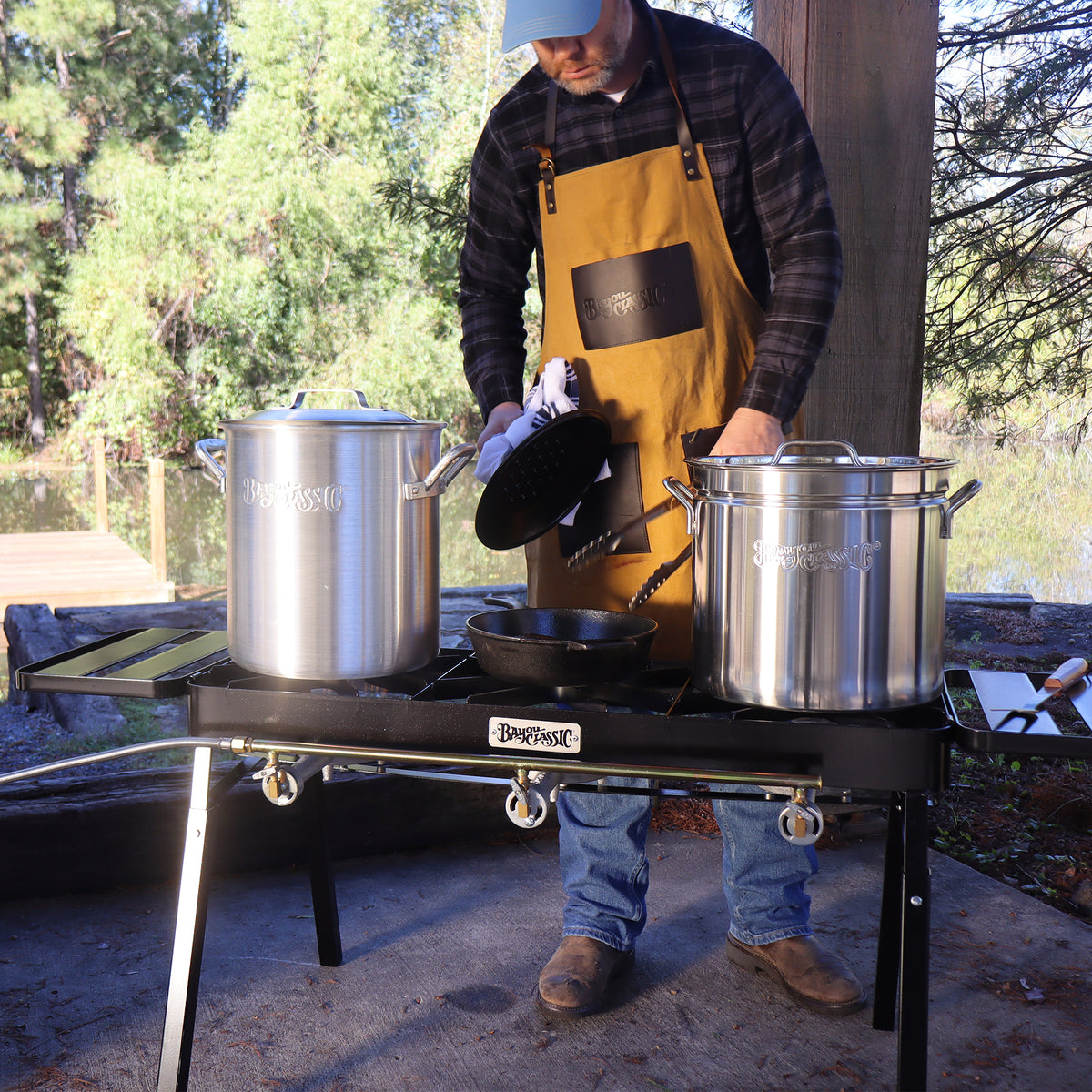 Triple Burner Outdoor Patio Stove