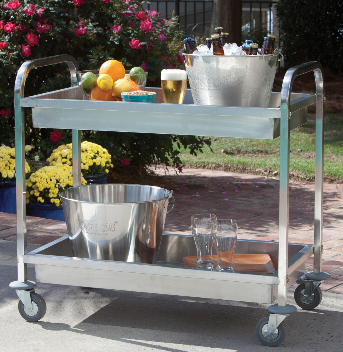 Stainless Serving Cart