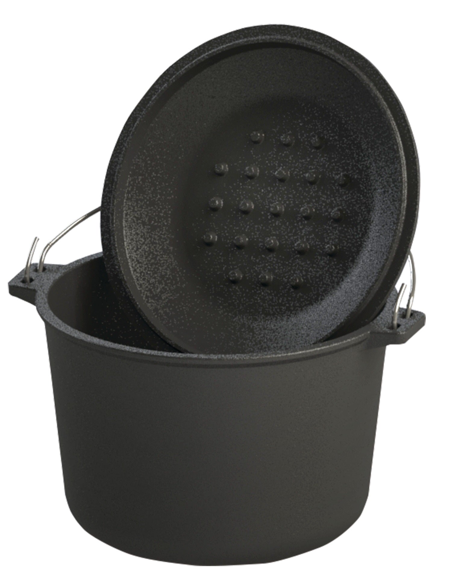 6-qt Covered Soup Pot, Cast Iron Cookware