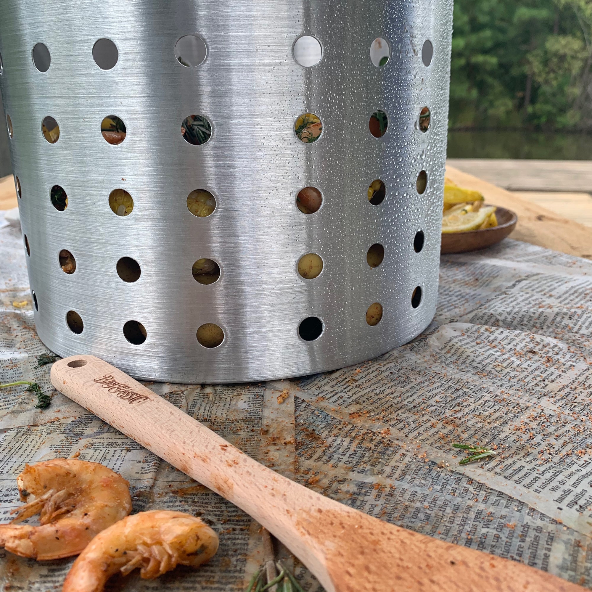 52 Quart Outdoor Turkey Fryer KIT Deep Steamer Food Boiler Pot