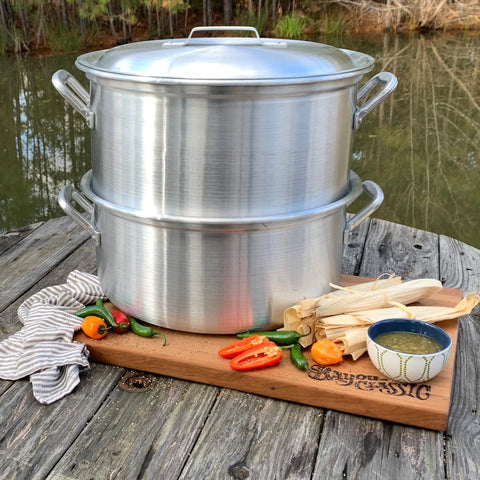 Bayou Classic Aluminum Stock Pot With Steamer, 60 Qt. - CountryMax